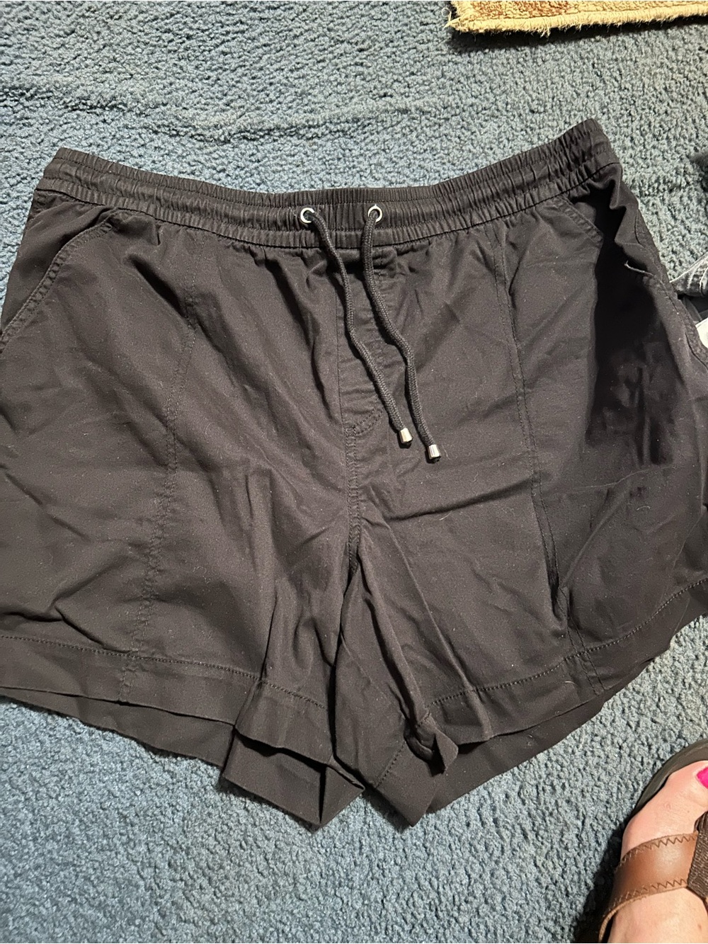 croft & barrow Black Women's Athletic Drawstring Shorts